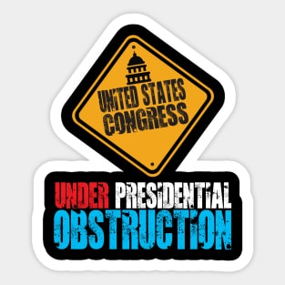 Under Obstruction V1 Sticker